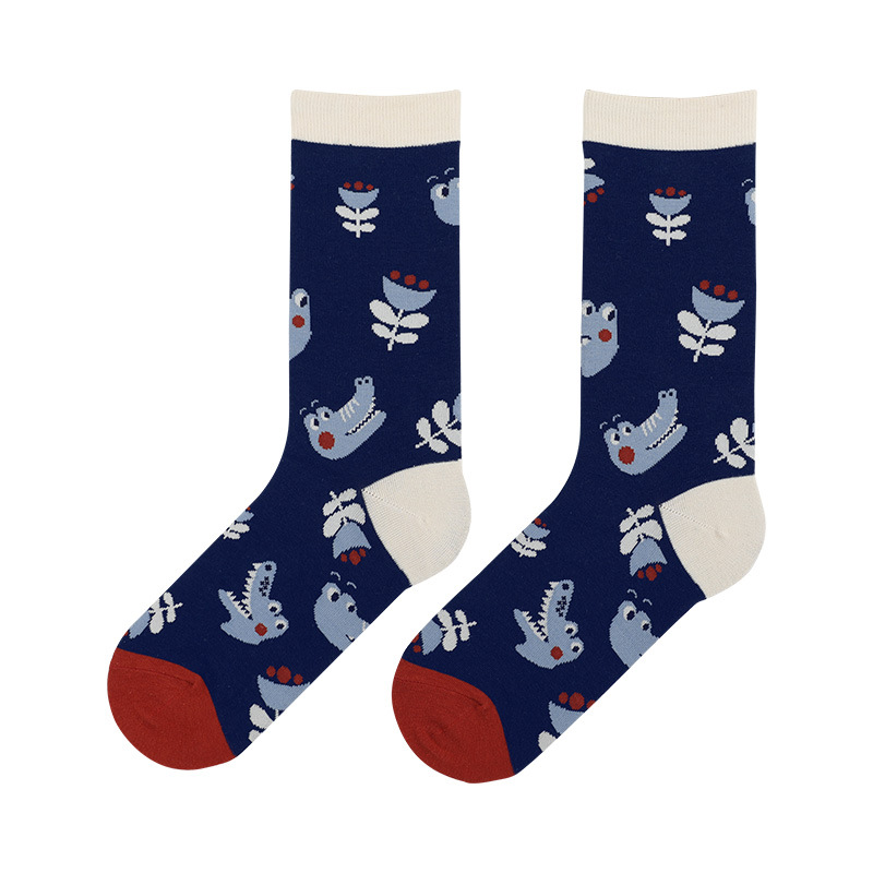 The New Winter Wild Zoo Lovers Socks Cartoon Socks Tide Personality Cute Socks Crew Socks Cotton Socks